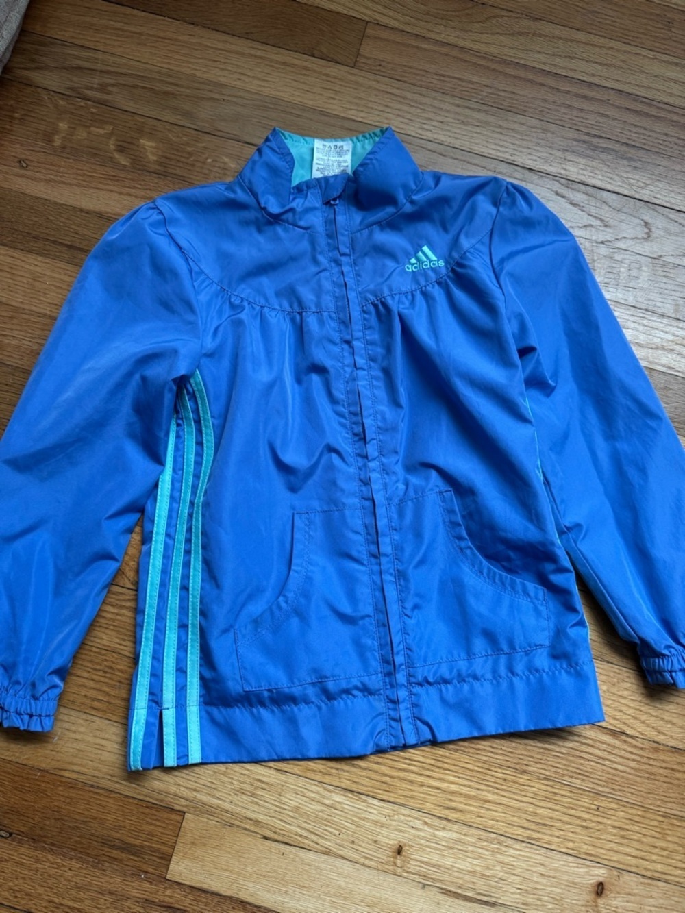 adidas Mint and Blue Lightweight Jacket